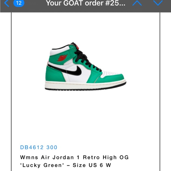 Lucky Green Air Jordans 1 Retro High OG - Picture 7 of 7